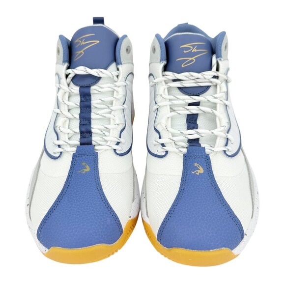 Shaq Men's Speed Demon Mid Blue White Grey Basketball Sneakers Size 13 NWOB - Picture 2 of 12